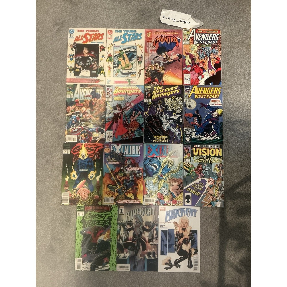 15 Vintage Marvel And DC Comic Books